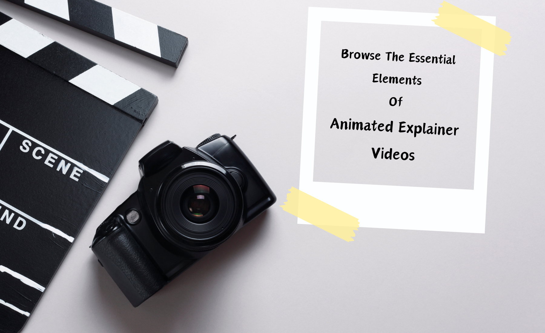Browse The Essential Elements Of Animated Explainer Videos